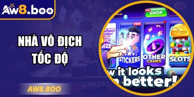 Nhà Vô Địch Tốc Độ: Khám Phá Slot Game, Mẹo Săn Jackpot AW8